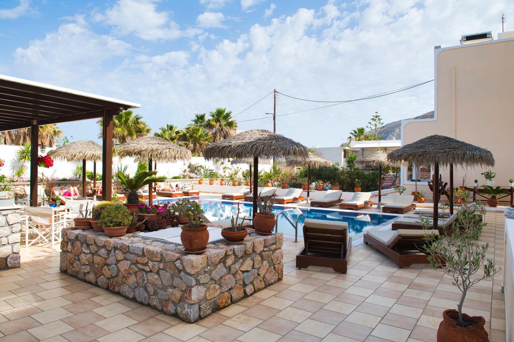 Villa Angira Kamári Екстериор снимка