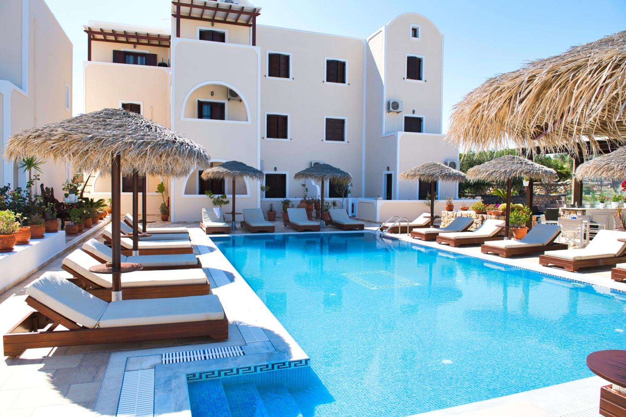 Villa Angira Kamári Екстериор снимка